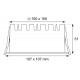 Foco LED Kardan cuadrado 107x107mm WAS 20W UGR10